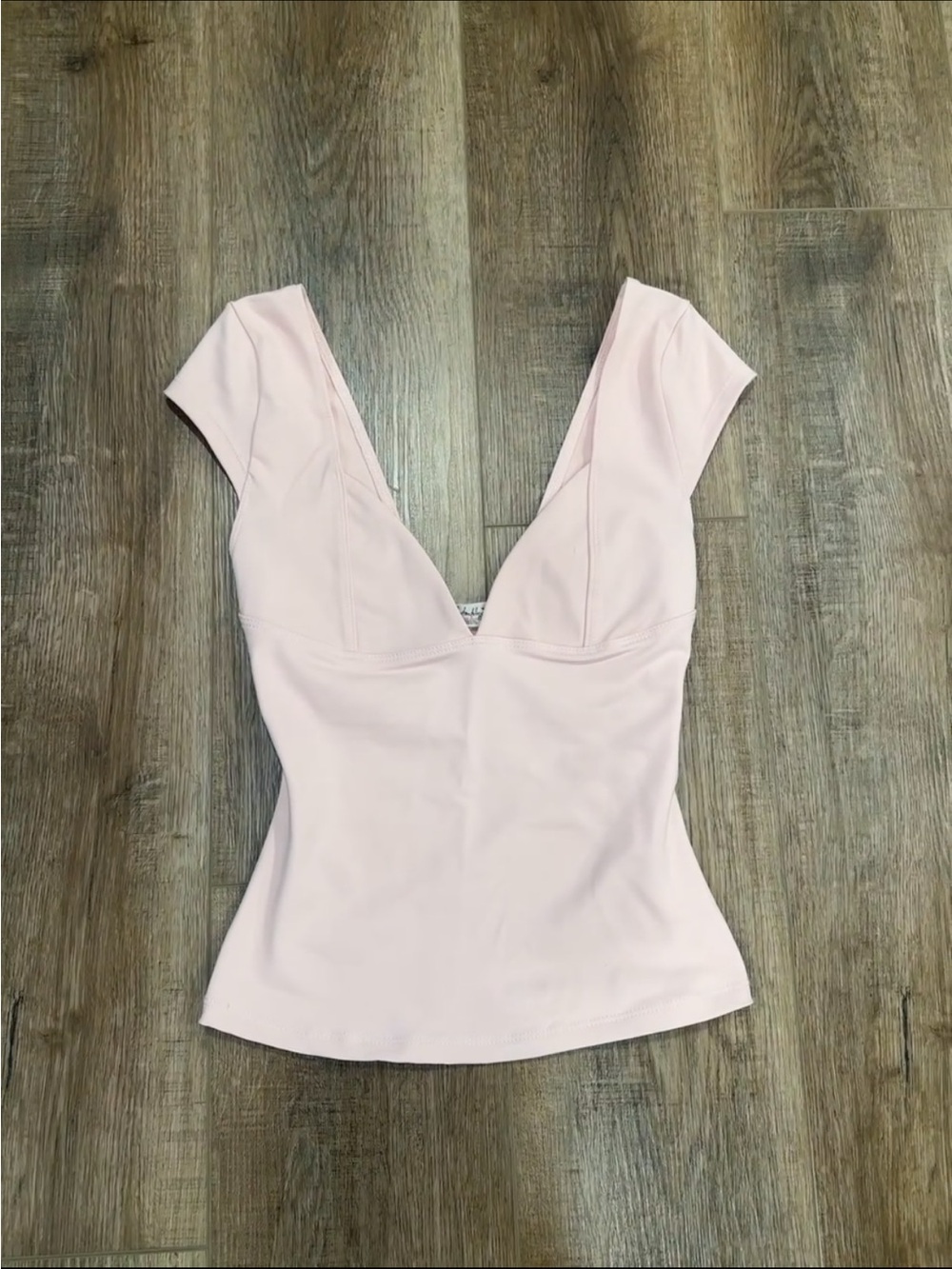 Free People Duo Corset Cami Top in Ballet Pink
